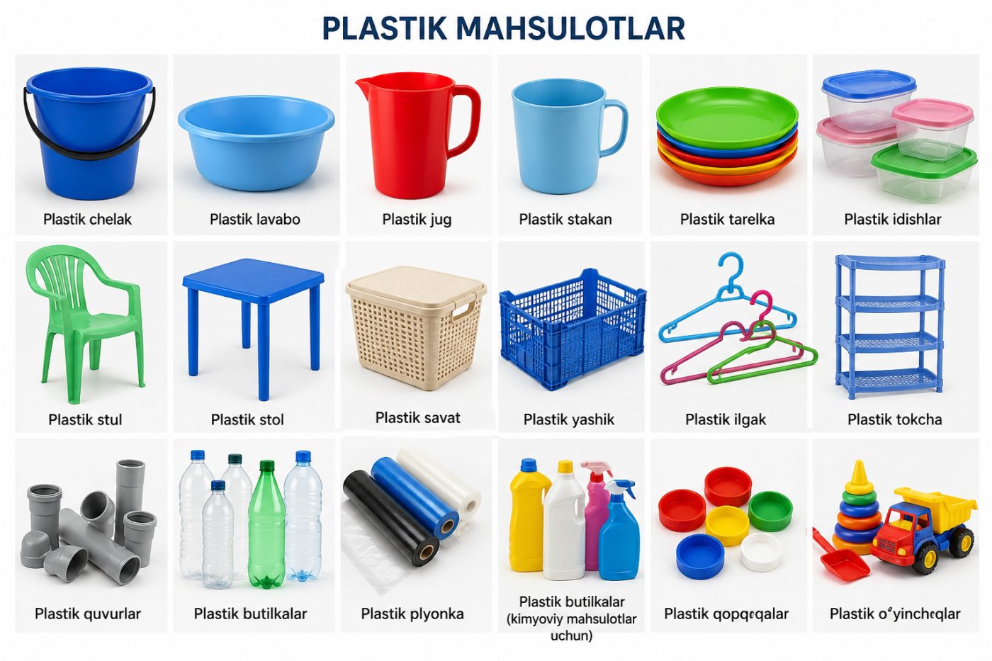 Plastic maxsulotlar